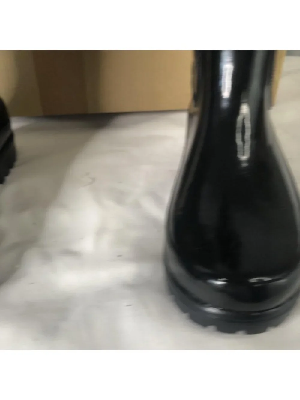 Sperry Top-Sider Boots Womens Size 7 Black Quilted Mid Calf Rain Pelican III